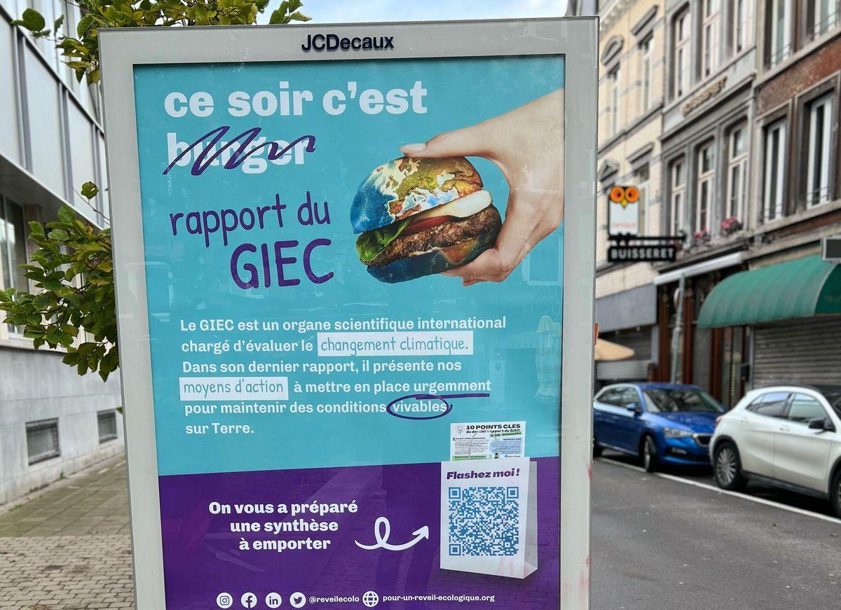 Une campagne d’affichage public de l’ULiège pour sensibiliser aux enjeux des changements climatiques
