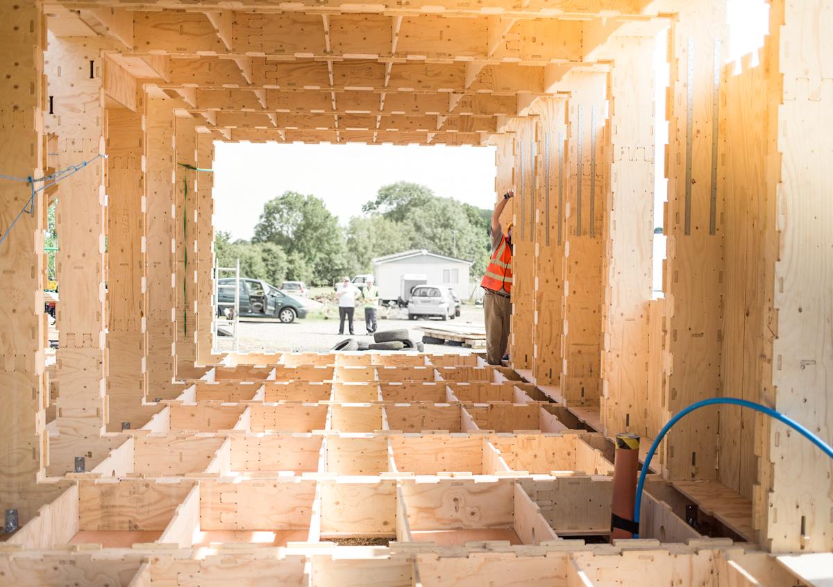 Une maison qui se monte comme un meuble Ikea: la première wikihouse de Belgique, écologique et économique, est à Liège