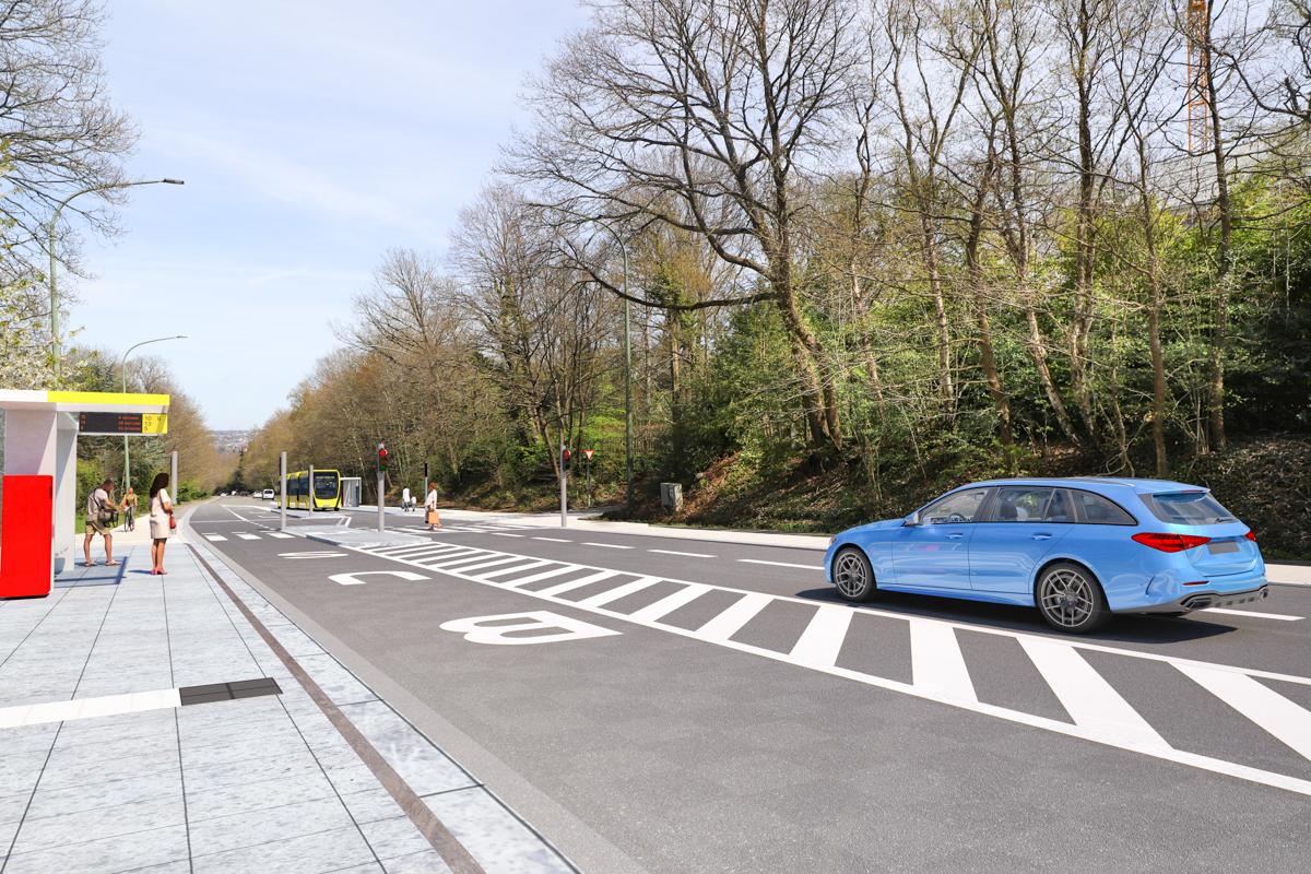 La côte du Sart-Tilman va être réaménagée dès avril: interdiction de dépasser les bus, pistes cyclables,…