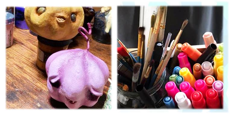 Agenda ► Créatures végétales par Amalya Sculpture en papier mâché