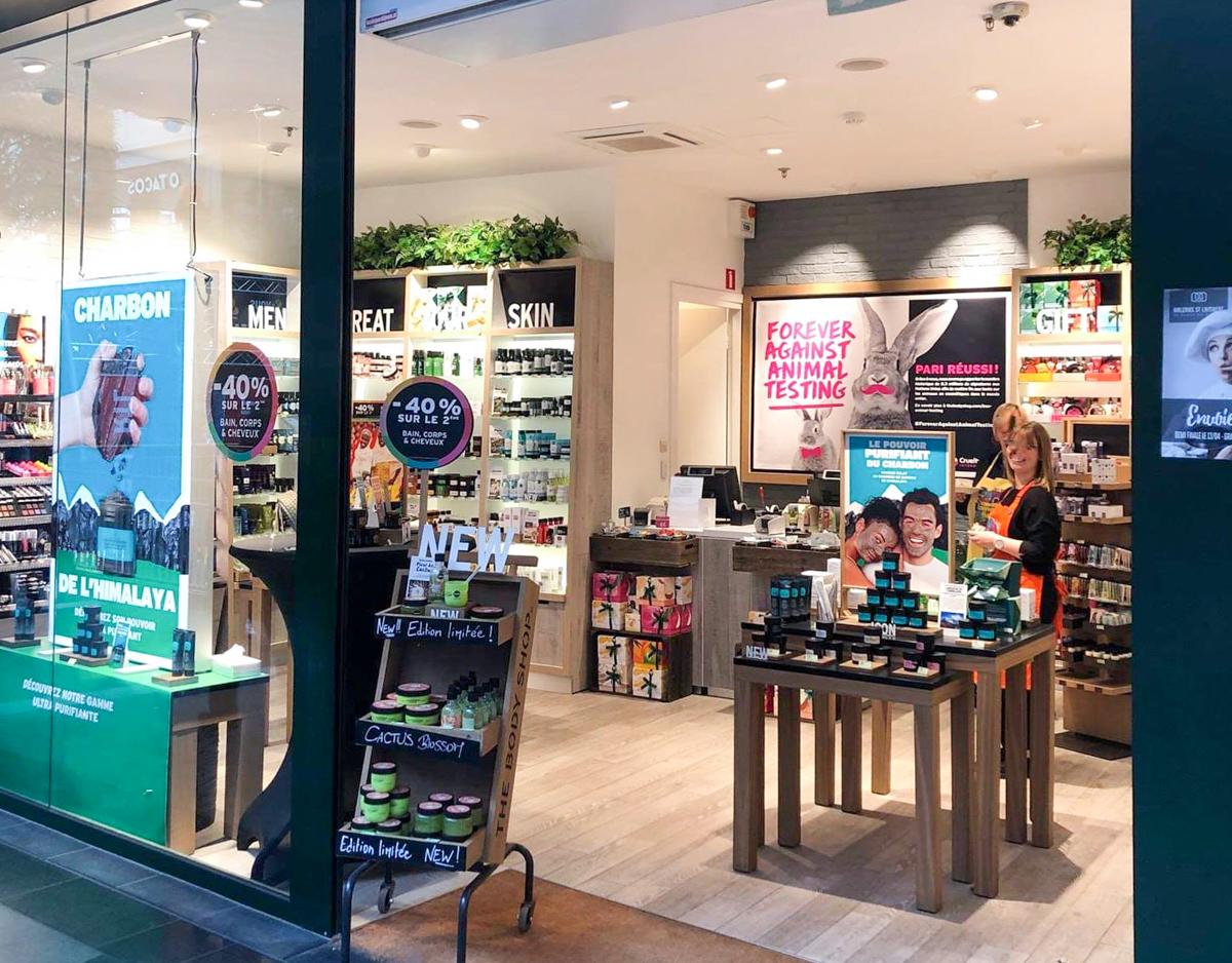 Faillite de « The Body Shop »: les boutiques de Belle-Ile et des Galeries Saint-Lambert actuellement fermées