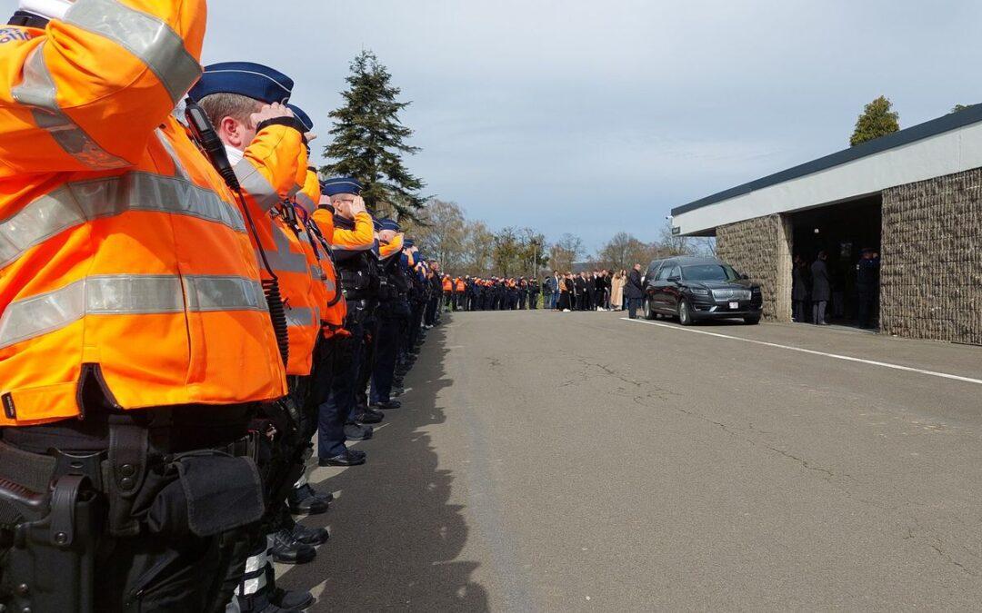 Le police de Liège a rendu hier un dernier hommage à Maxime Pans