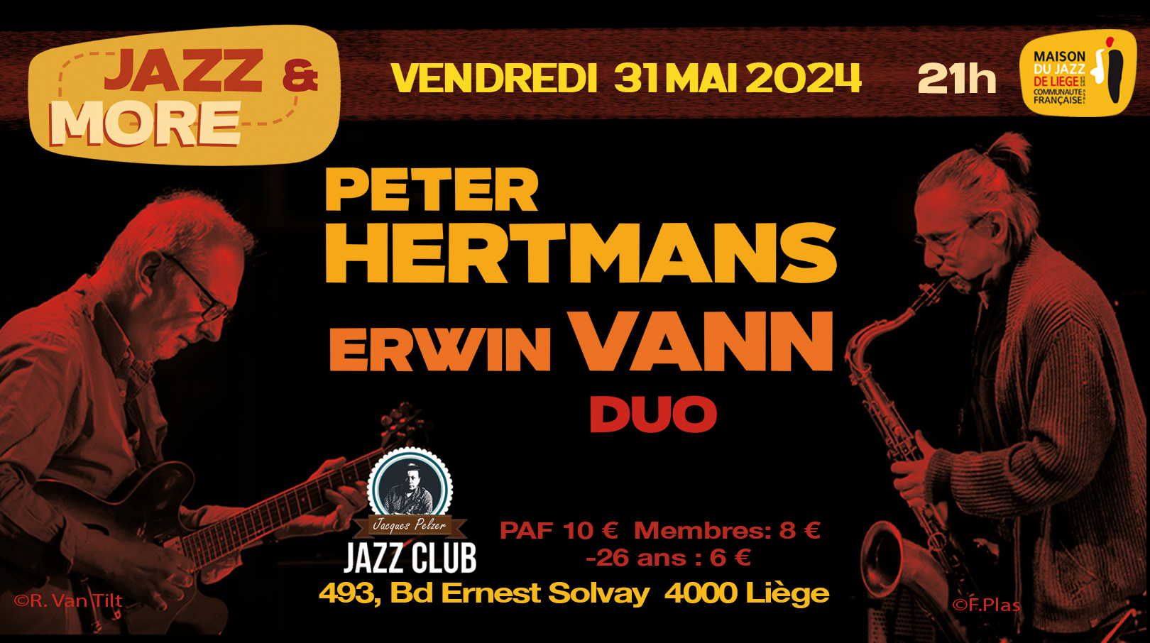 Concert Jazz&More: Peter Hertmans & Erwin Vann
