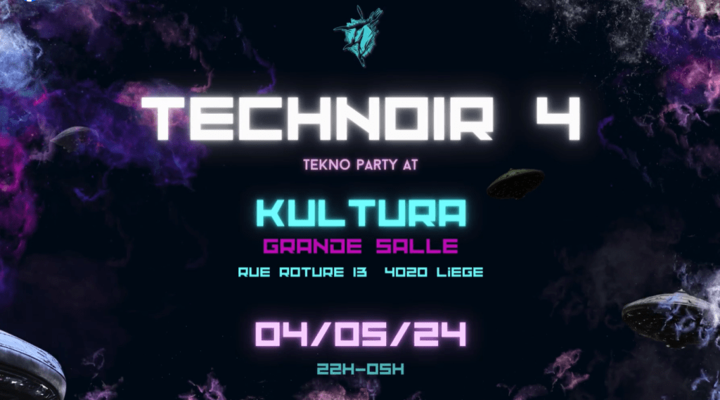 Agenda ► TECHNOIR 4 //TEKNO PARTY// @KulturA.