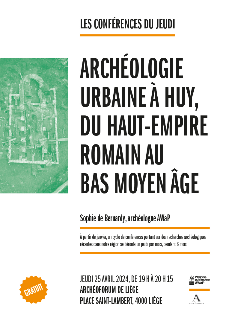 Conférence: archéologie urbaine à Huy