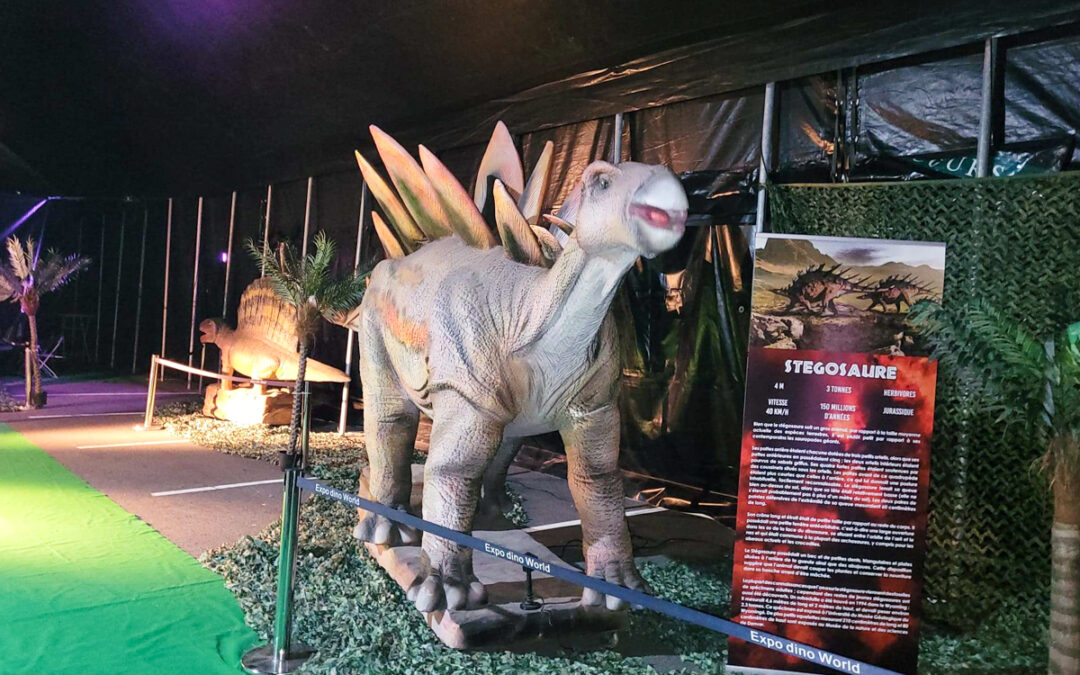 Bientôt une exposition de dinosaures devant la gare des Guillemins