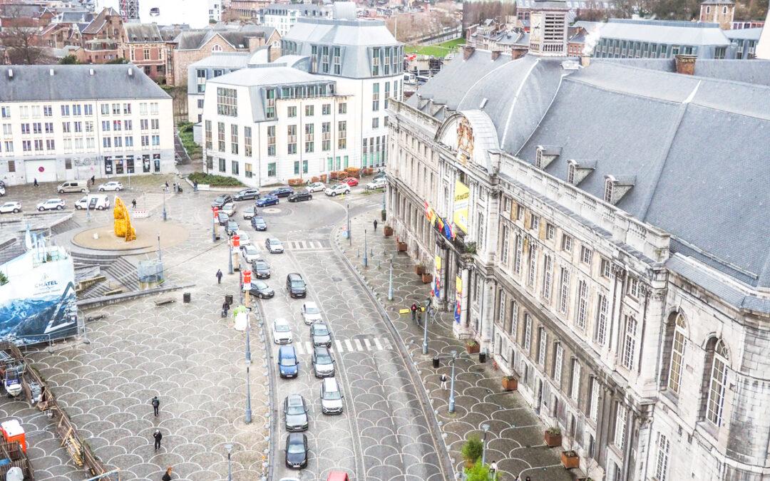 La dalle de la place Saint-Lambert sera plus verte après les travaux du tram