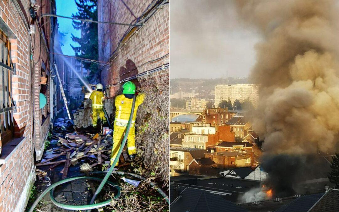 Incendie d’une maison rue Saint-Léonard