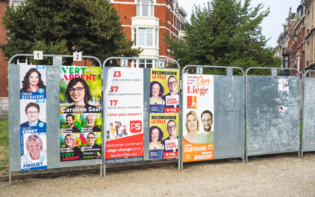 Un seul panneau électoral à Liège pour le scrutin de juin: “Une atteinte à la démocratie”, pour le PTB