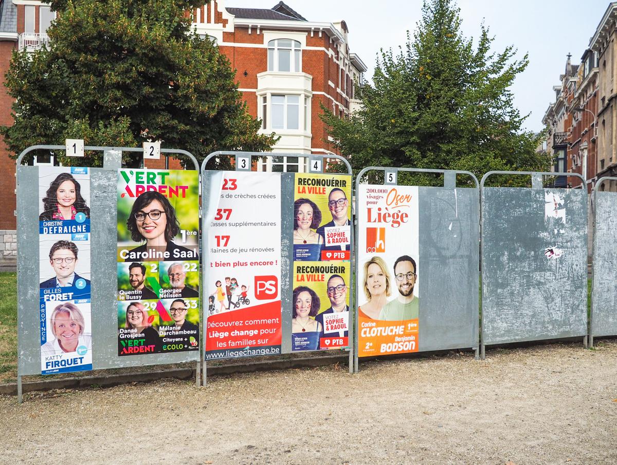 Un seul panneau électoral à Liège pour le scrutin de juin: « Une atteinte à la démocratie », pour le PTB
