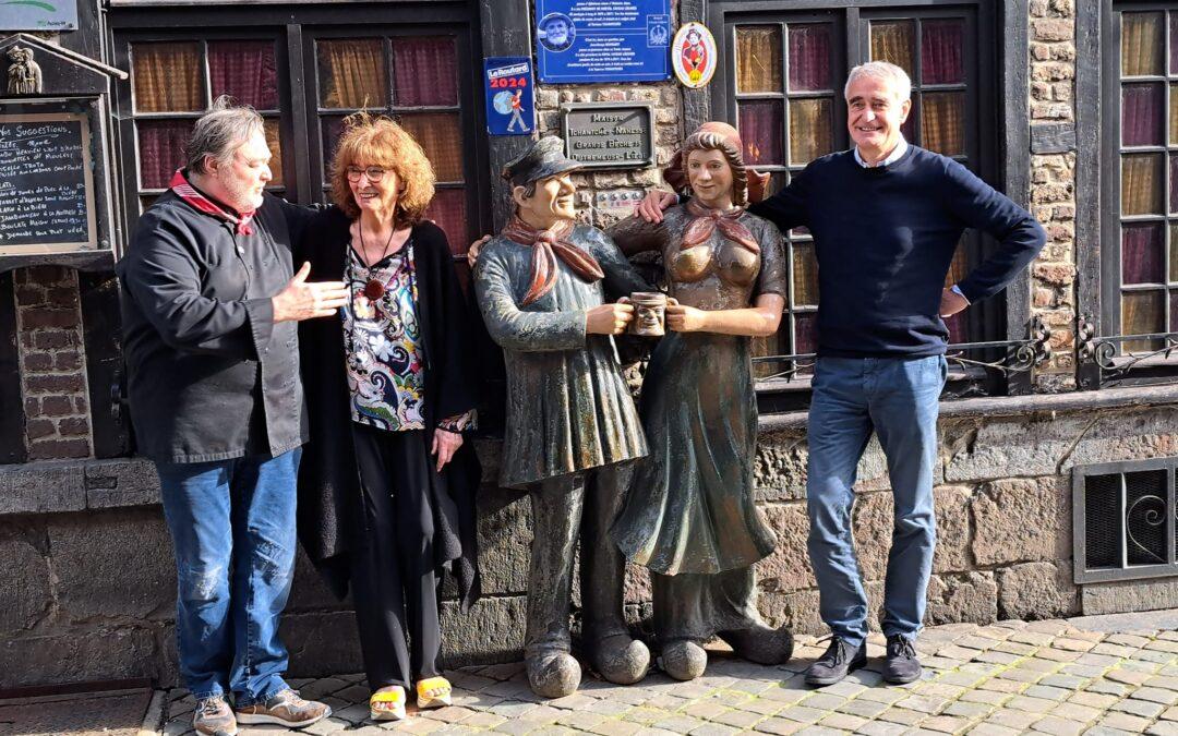 Le prix Prix Tchantchès & Nanesse 2024 récompense un journaliste et celle à qui on doit les plus belles sculptures de la ville
