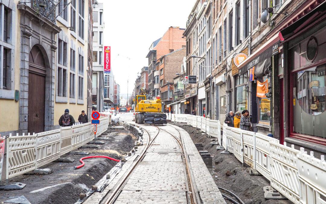 3,6 millions de nouvelles indemnités wallonnes pour les commerces touchés par le chantier tram: « une moquerie », selon le président du Commerce Liégeois
