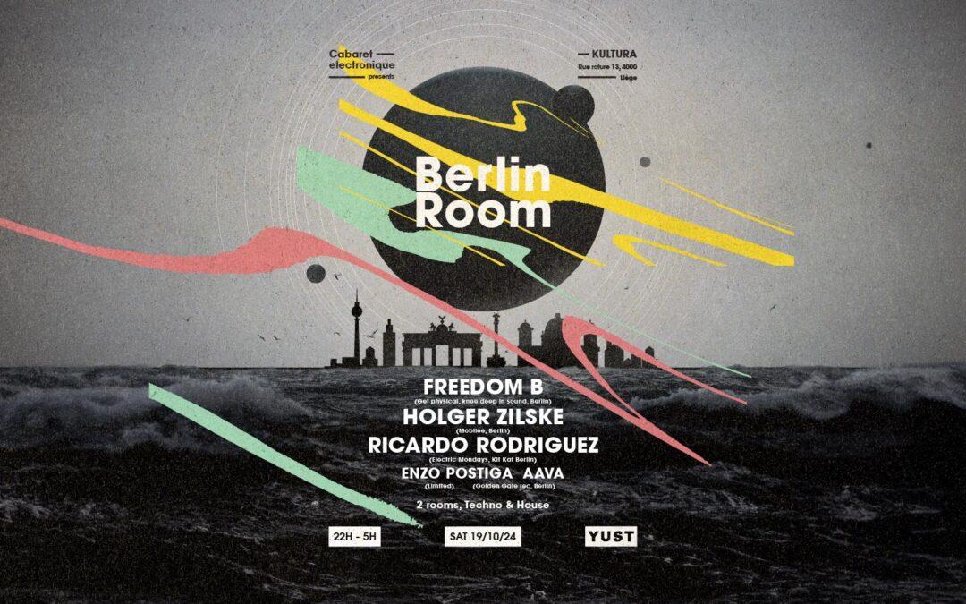 Agenda ► Berlin room with FreedomB, Holger zilske, Ricardo Rodriguez, Enzo postiga, Aava @KulturA.