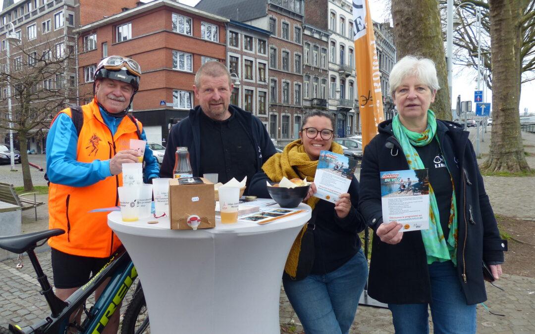Première en Wallonie: trois magasins lancent la semaine du vélo à Liège