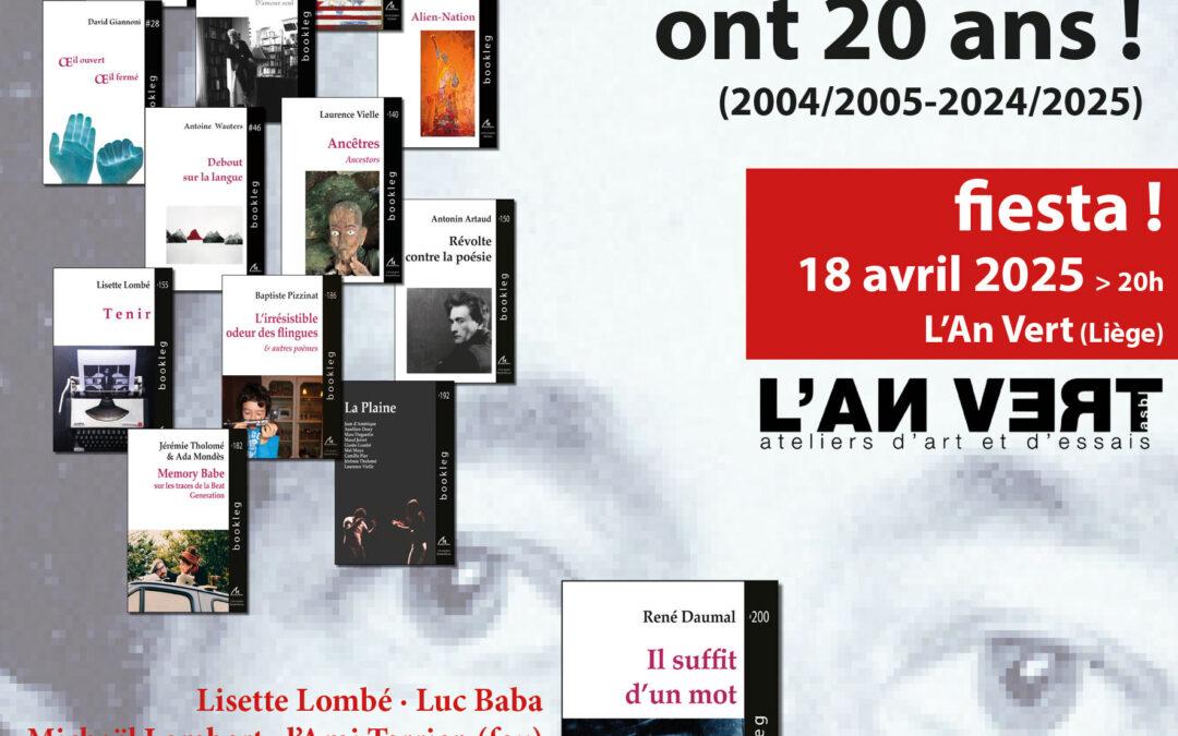 Agenda ► Les booklegs ont 20 ans ! fiesta !