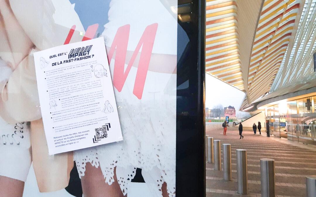 Campagne de Liège sans Pub par rapport à l’impact négatif de certains produits affichés sur les panneaux