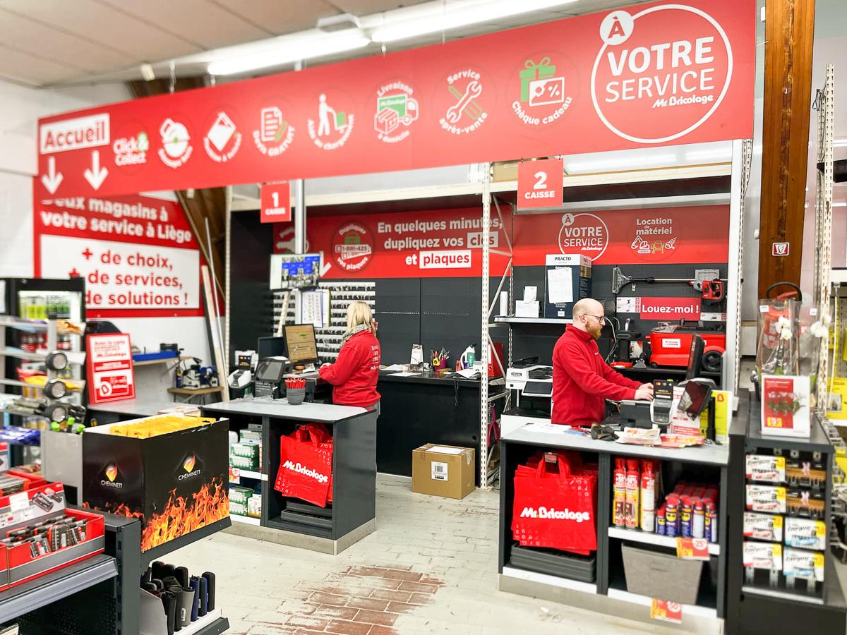 Réouverture du magasin Mr. Bricolage au Laveu, avec un nouveau service de location de machines