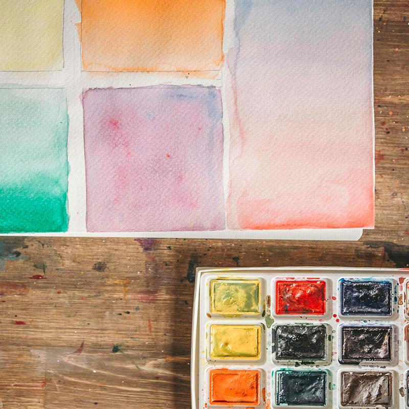 Aquarelle et flou - une autre possibilité de l'art