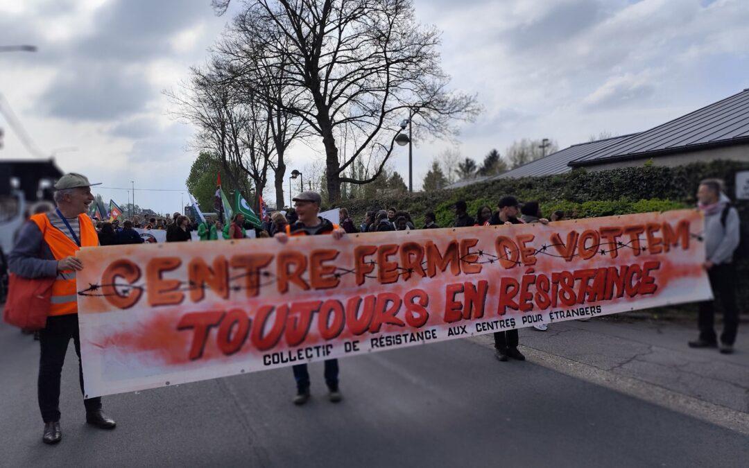 Nouvelle manifestation devant le centre fermé de Vottem