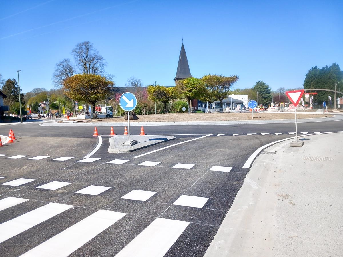 Les travaux du rond-point « Marco Polo » au Sart-Tilman sont terminés
