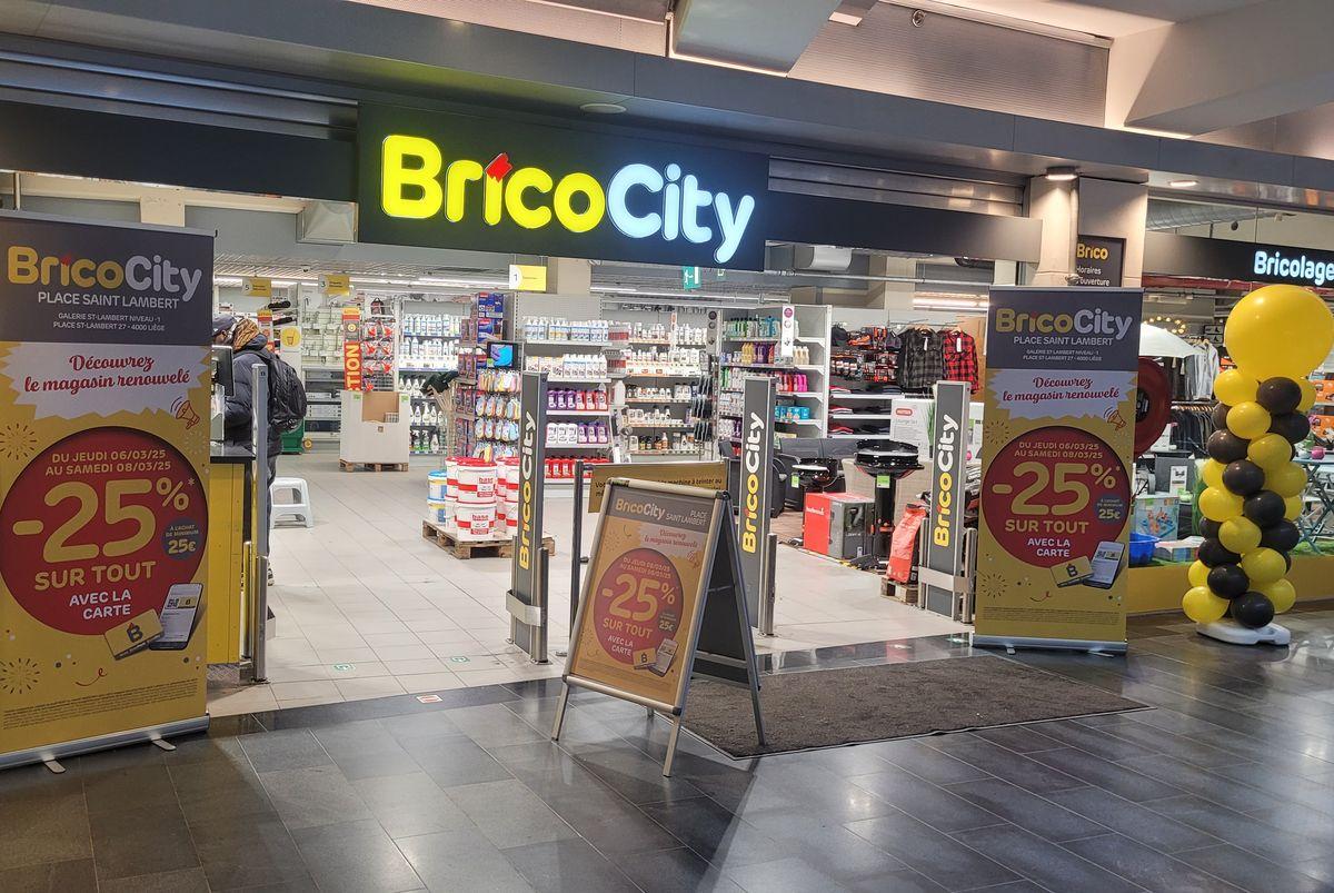 Le BricoCity de la place Saint Lambert rouvre avec un nouveau look
