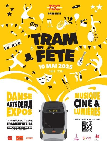 Tram en fête