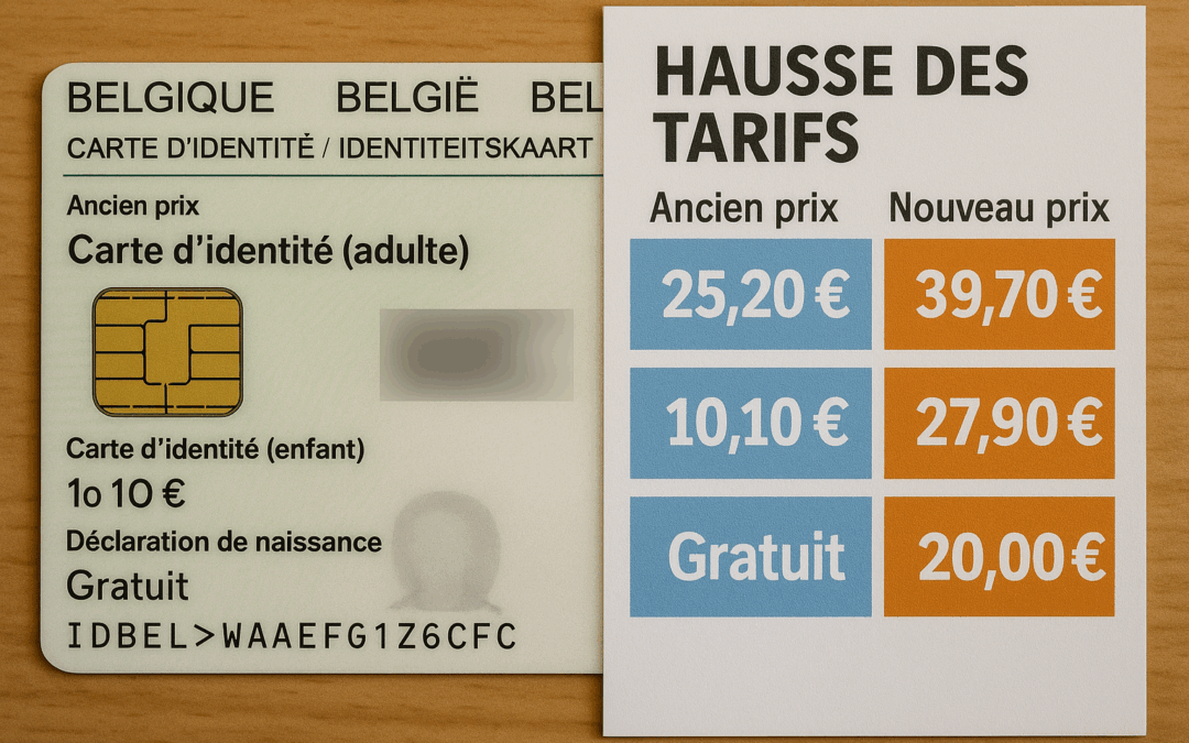 Cartes d’identité, changements de nom, apparition d’une taxe de naissance: le prix des documents administratifs explose à Liège