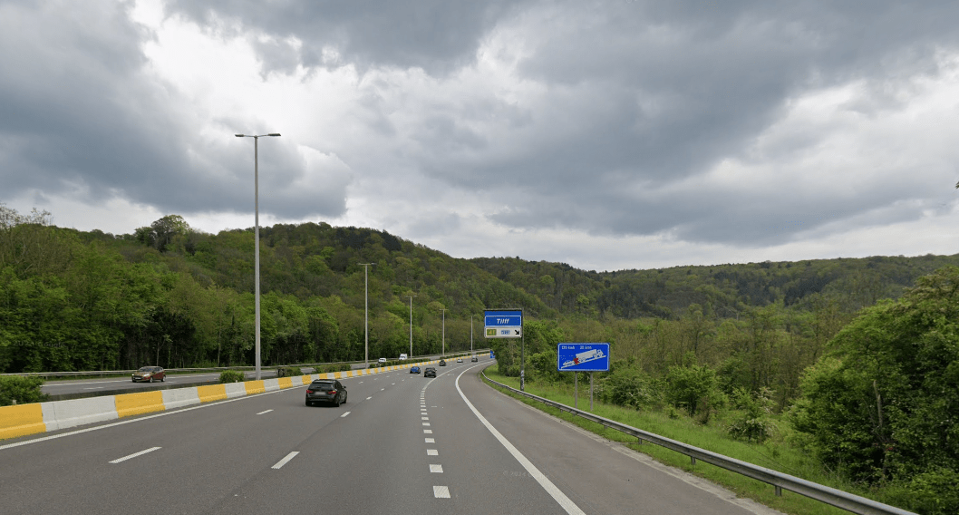 Vitesse limitée à 50 sur la E25 à hauteur de Tilff