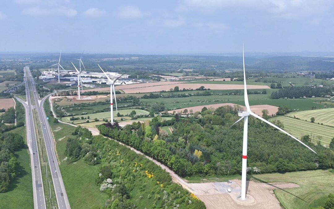 Nouveau parc éolien à Sprimont qui produira chaque année pour 10.000 ménages