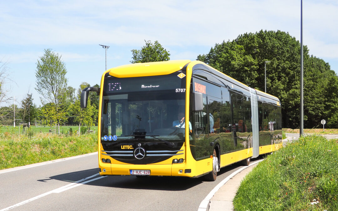 Voici les photos des tout nouveaux BUSWAY rapides du TEC, qui roulent déjà au Sart-Tilman