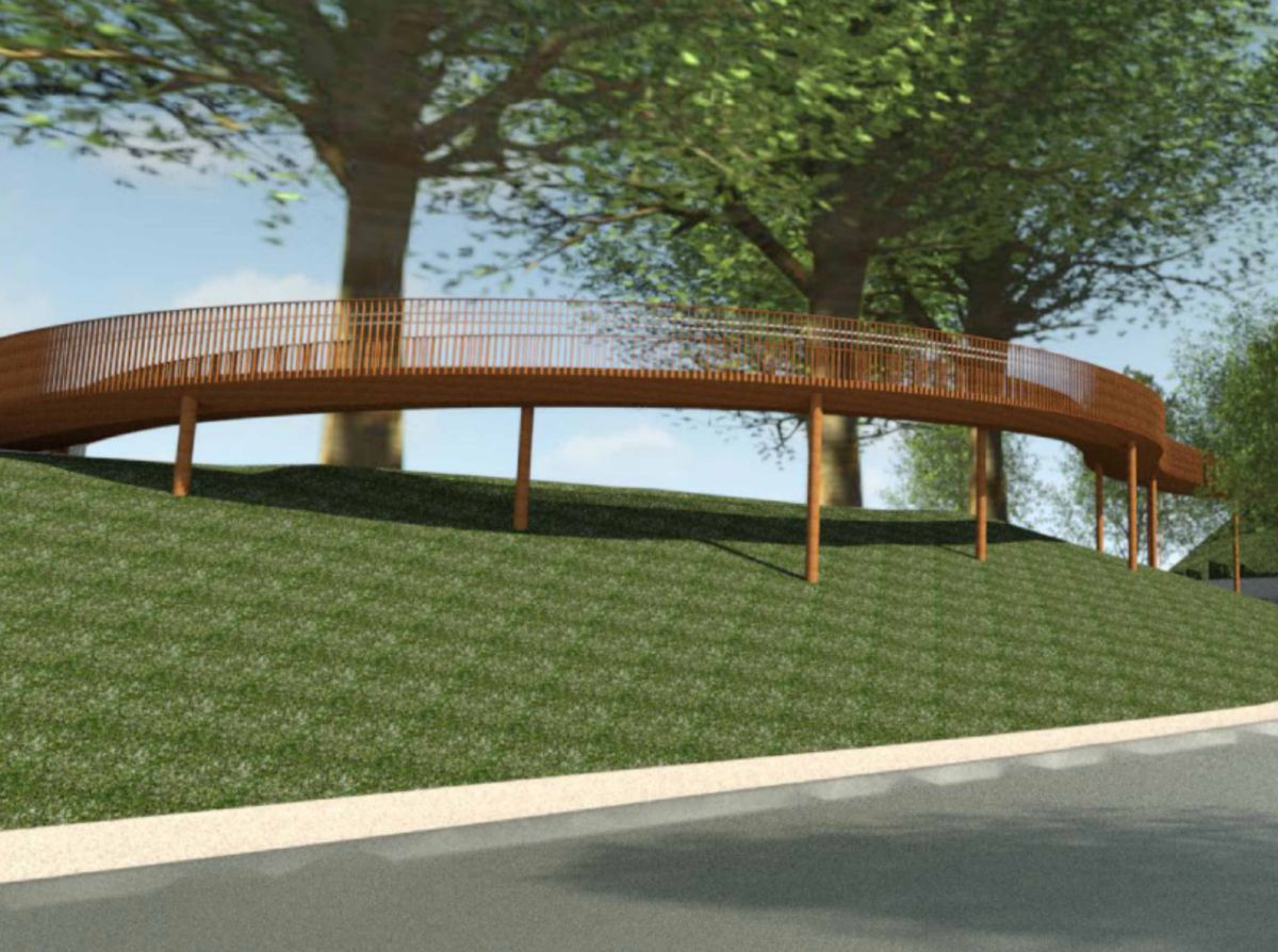 Une nouvelle passerelle cyclo-piétonne arrive au parc Clajot