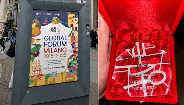 Liège récompensée à Milan pour sa politique alimentaire durable