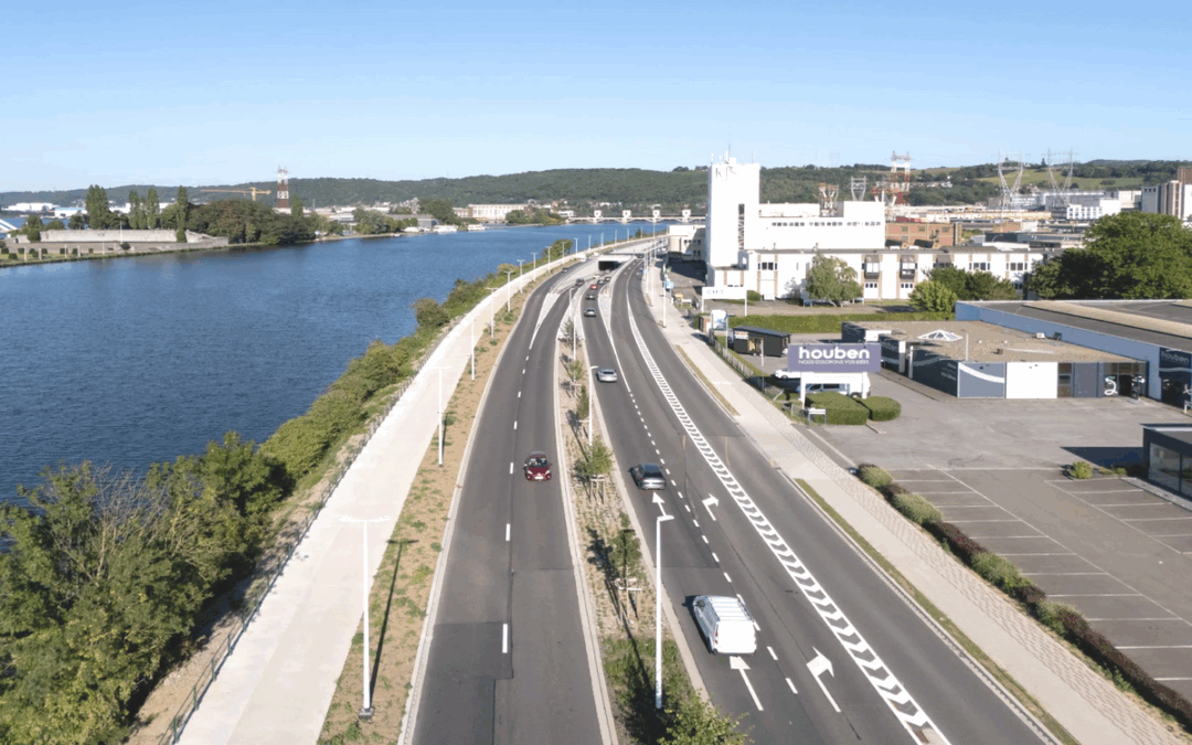 Après 3 ans de travaux, le nouveau boulevard urbain de Droixhe a été inauguré hier
