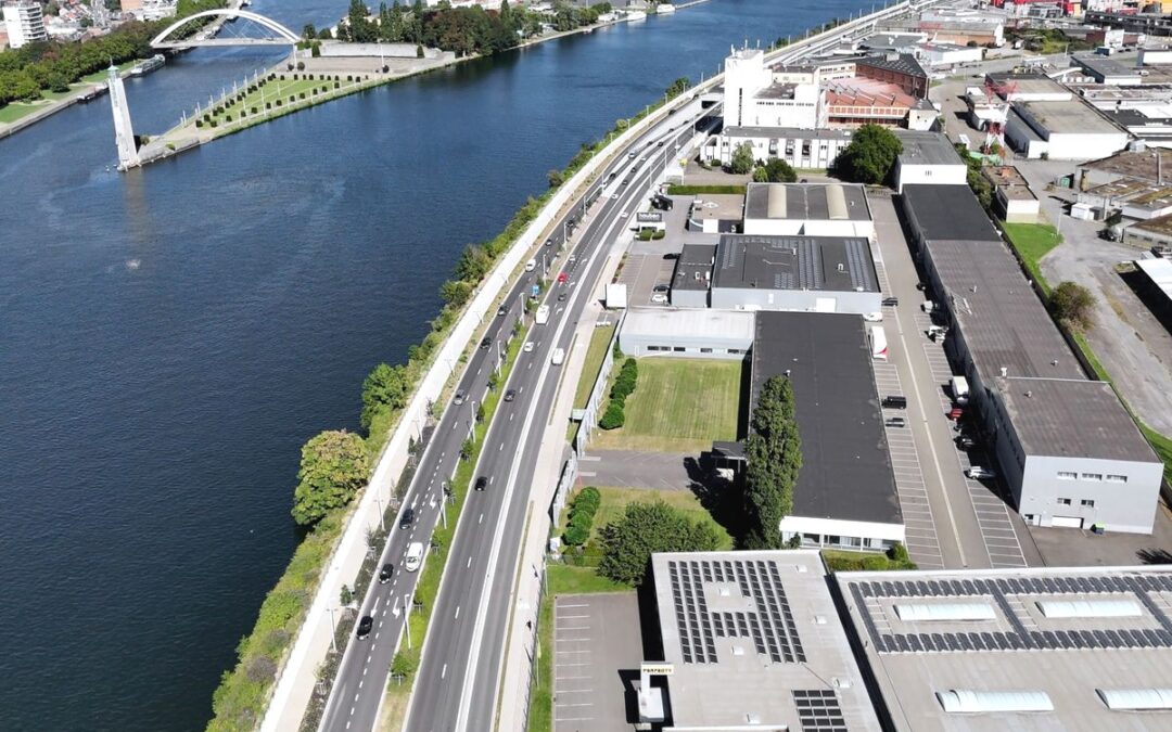 Le nouveau boulevard urbain de Droixhe peu accessible aux cyclistes depuis Jupille ?