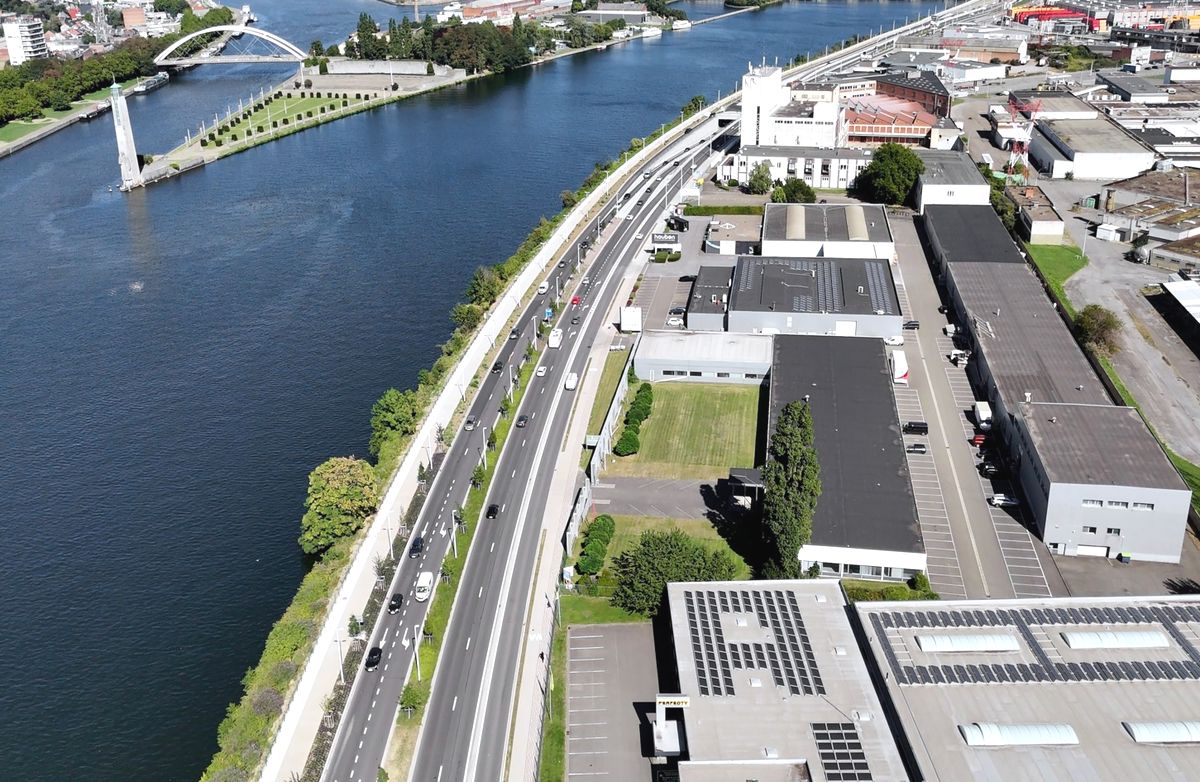 Le nouveau boulevard urbain de Droixhe peu accessible aux cyclistes depuis Jupille ?