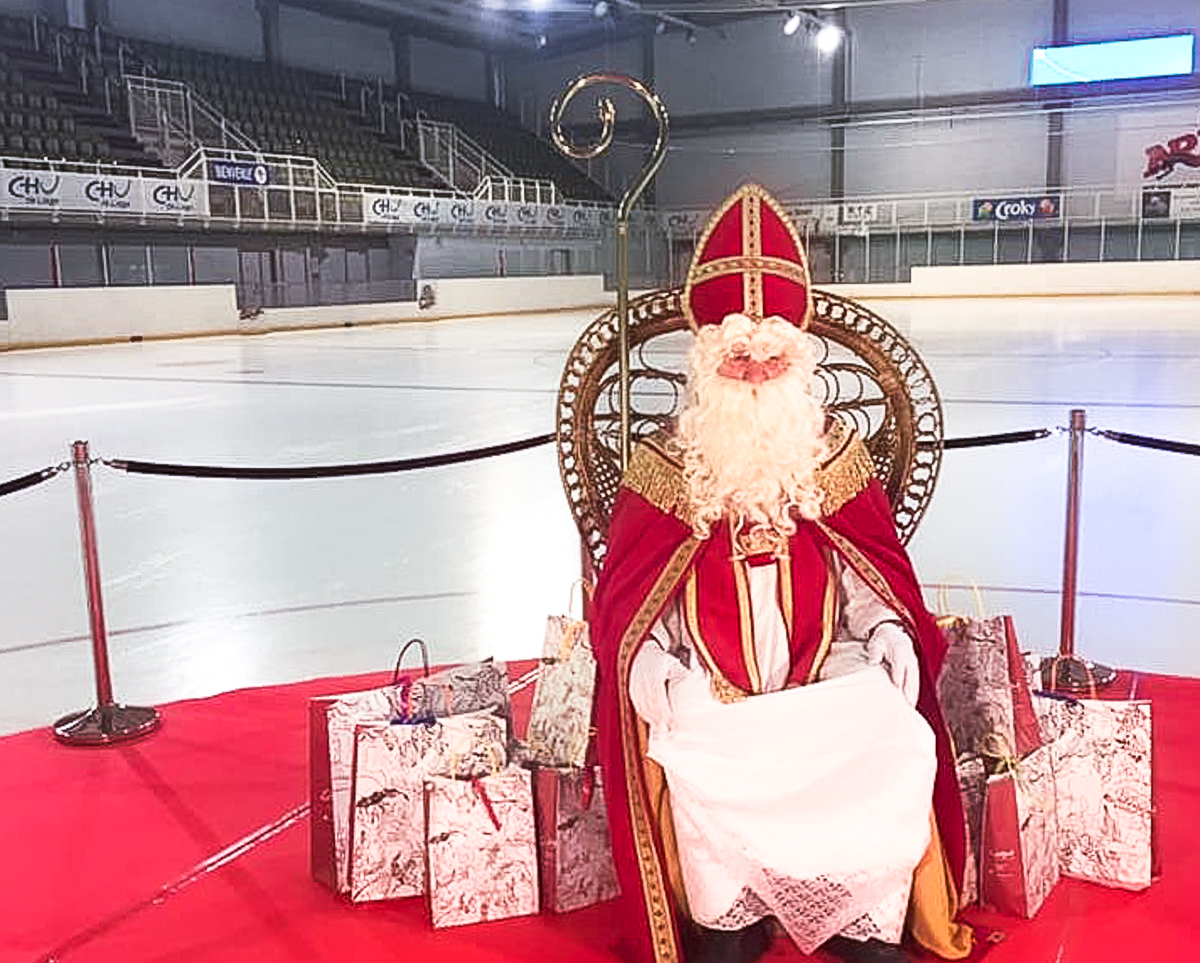 Le 6 décembre, les enfants peuvent patiner gratuitement avec Saint-Nicolas