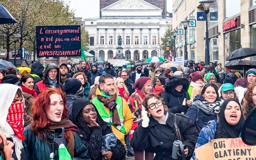 Grève nationale: 2.500 à 3.000 personnes dans les rues de Liège hier, de nombreux blocages ce mercredi