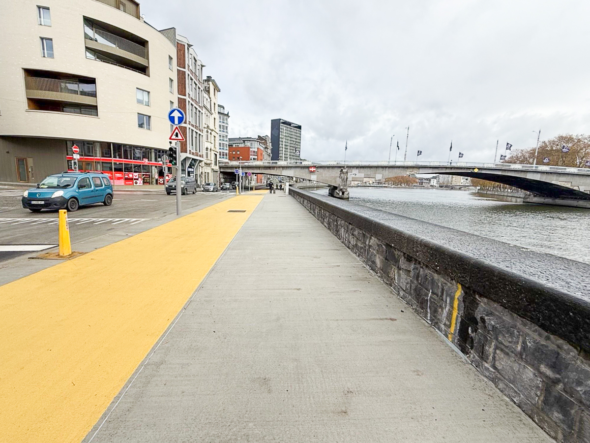Une toute nouvelle piste cyclable passe désormais sous le pont des Arches