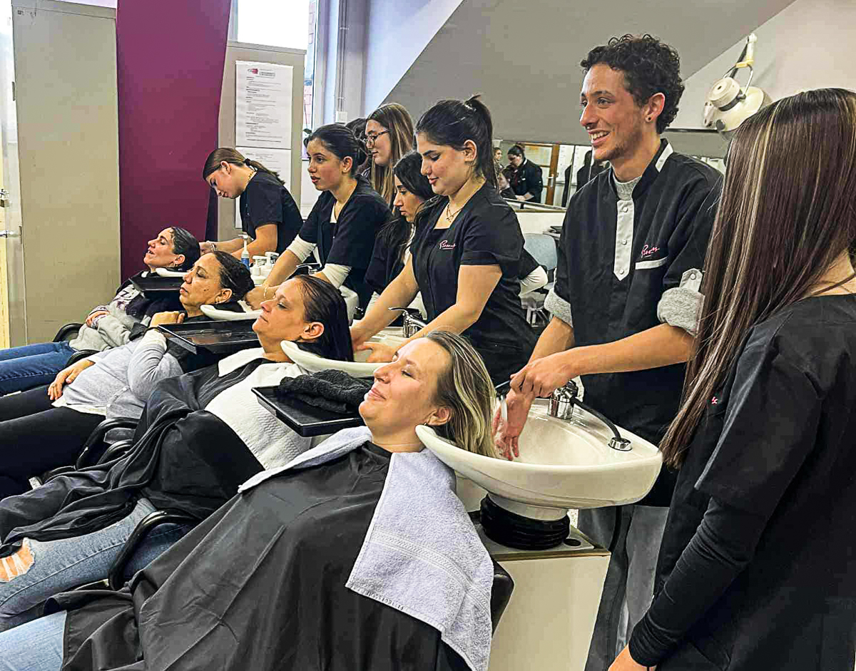 Nouveau salon didactique de coiffure et d’esthétique accessible au public, à l’École Pitteurs