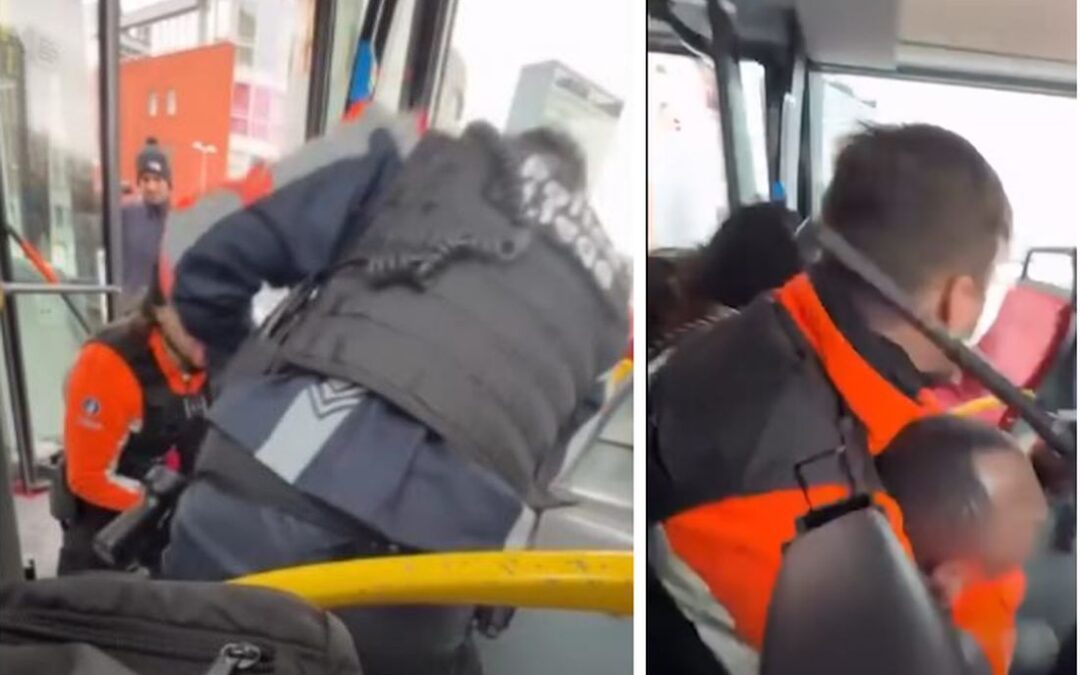 La vidéo d’une intervention de police violente dans un bus à Liège provoque de multiples réactions