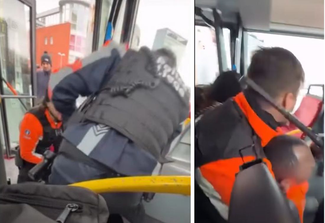 La vidéo d’une intervention de police violente dans un bus à Liège provoque de multiples réactions