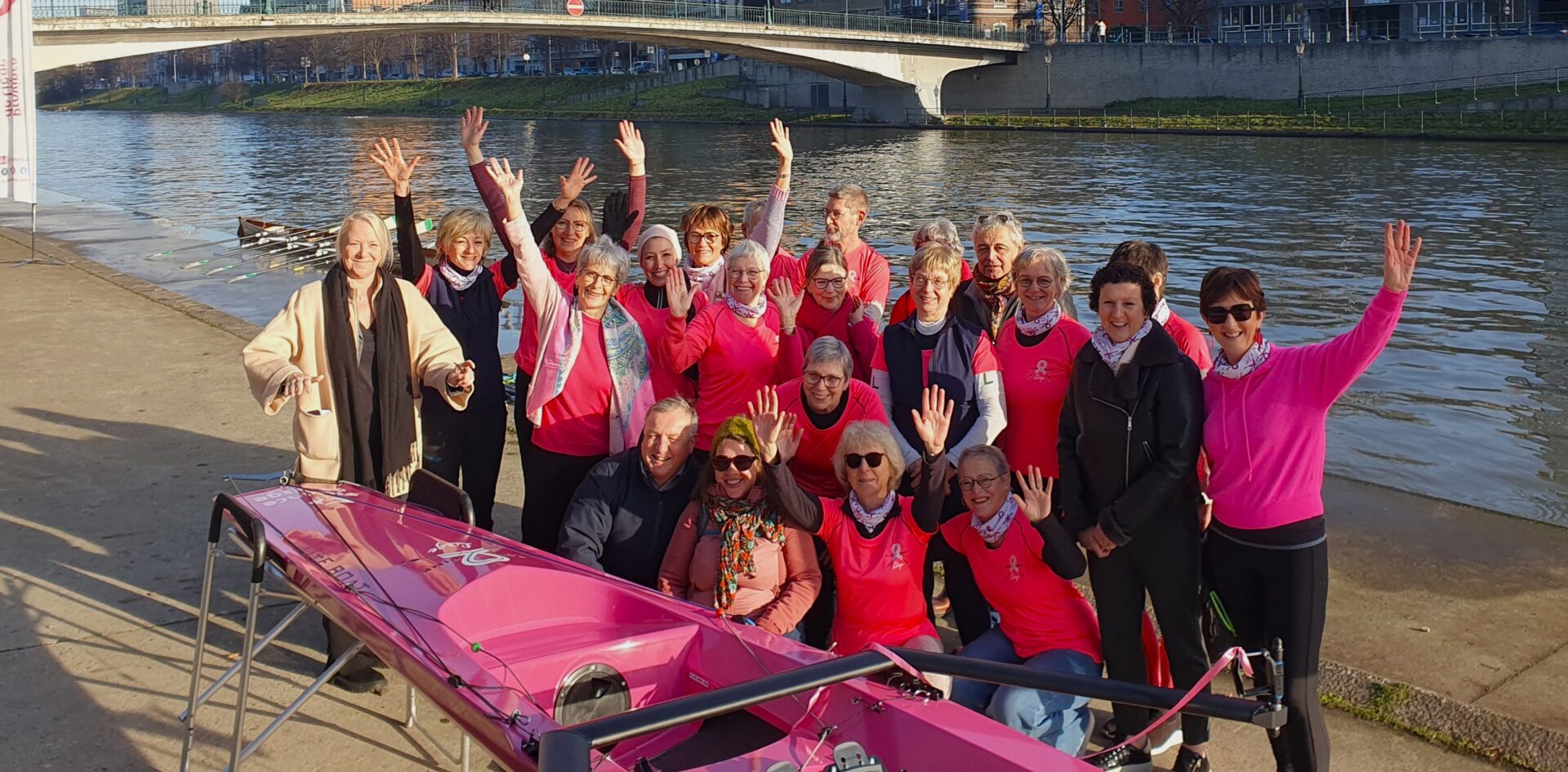 L’Union nautique a son bateau rose: le « pink ladies »