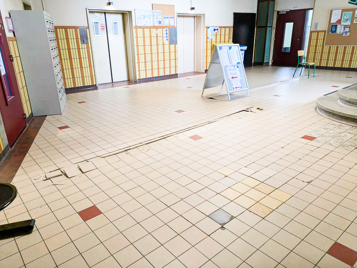 Risque « d’effondrement » de l’école Hazinelle ? Voici les dégâts réels à l’intérieur du bâtiment
