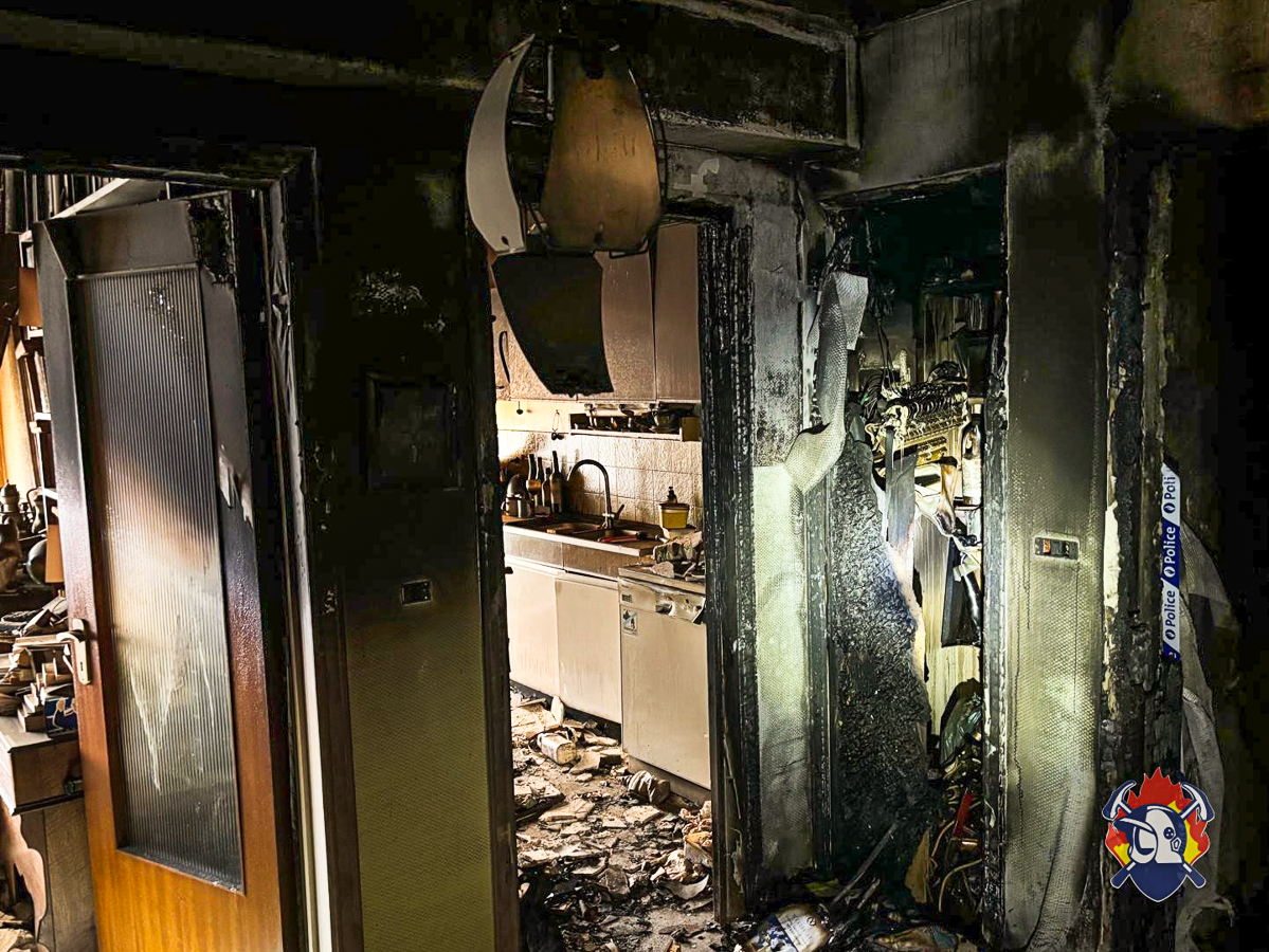 Incendie de la tour Kennedy: les pompiers publient des photos du sinistre et tirent les enseignements de leur intervention