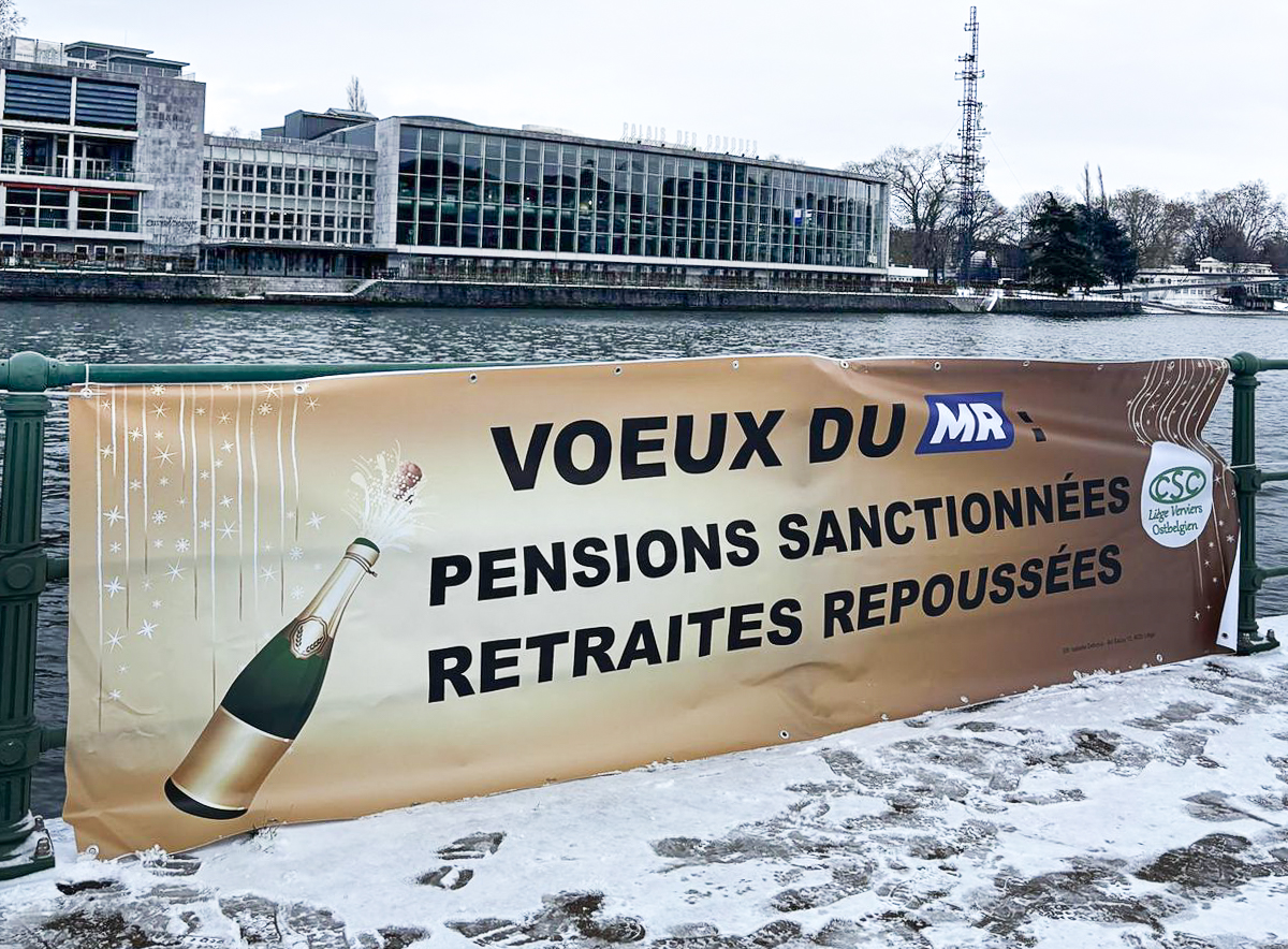 « Lorsque le président libéral est en ville, la liberté en prend un coup ! », regrette la CSC