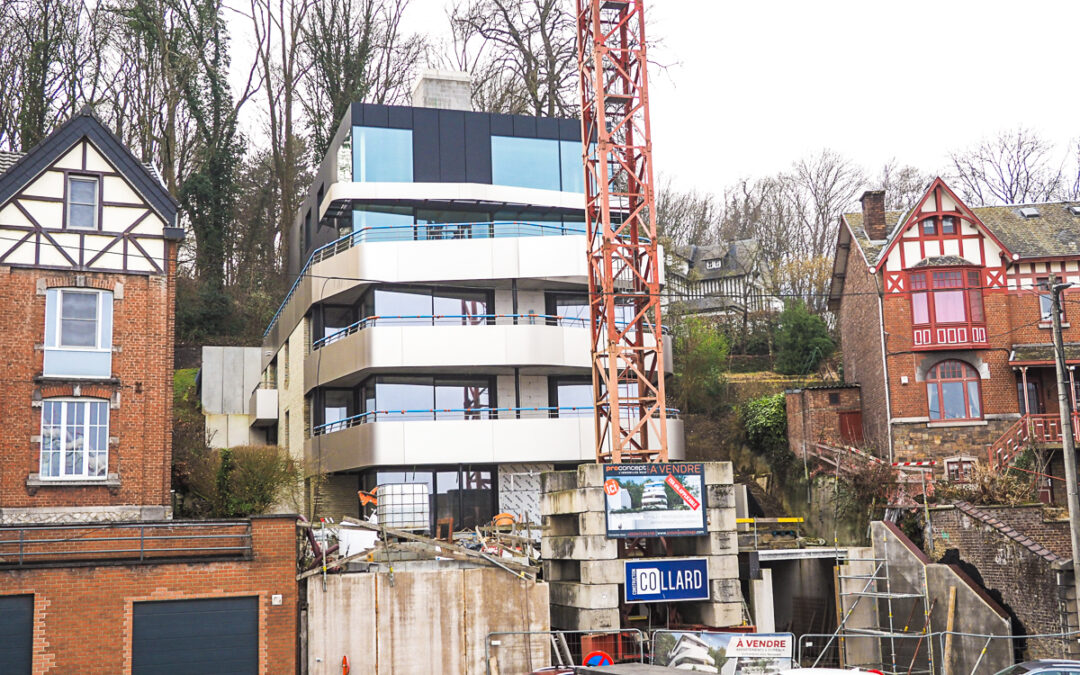 L’immeuble moderne qui remplace la villa Belle Époque démolie avenue de l’Observatoire est quasi terminé: appartement en vente