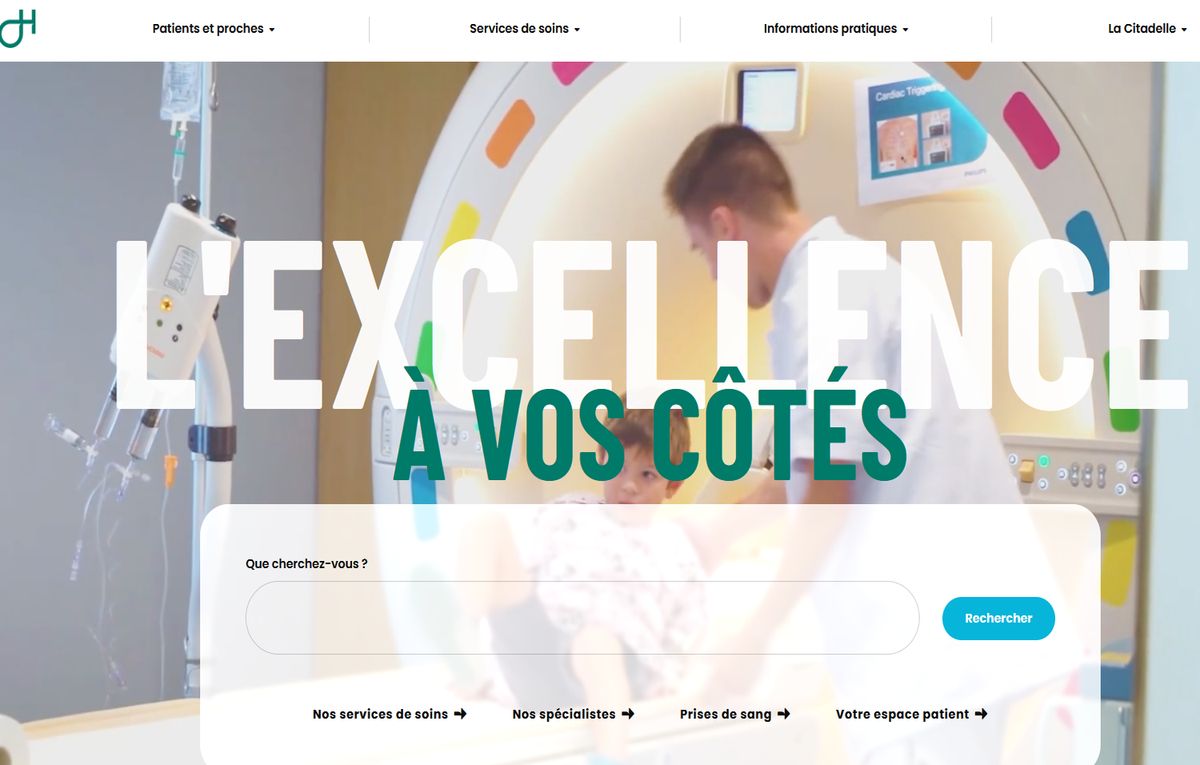 L’hôpital de la Citadelle a mis en ligne son nouveau site web