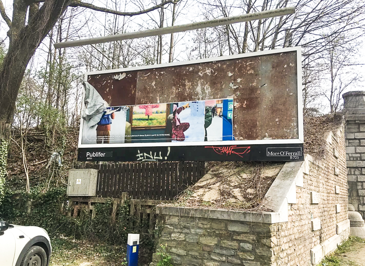 Cartographier les grands panneaux publicitaires entre 6 et 36 m² « qui défigurent la ville » ?