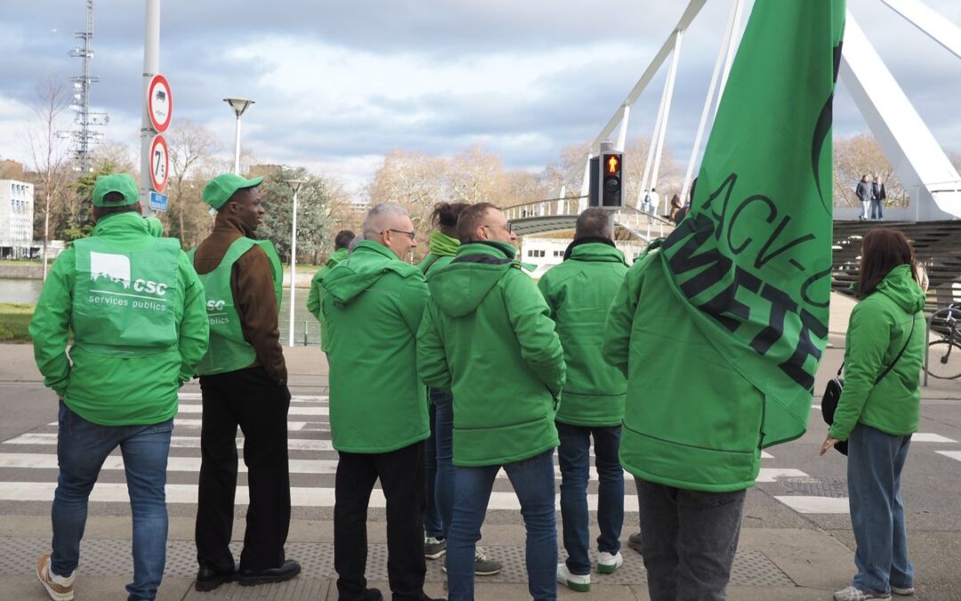 Action syndicale aujourd’hui place des Déportés