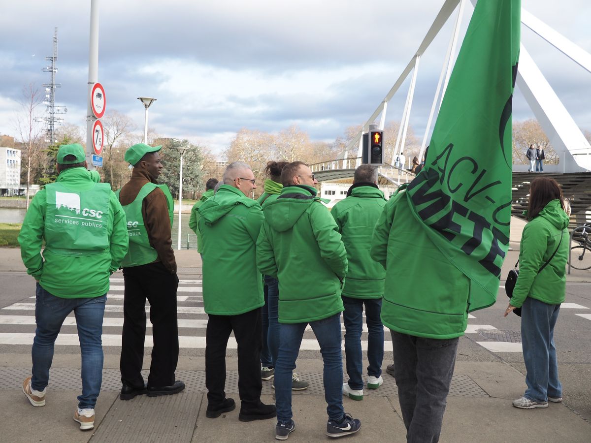 Action syndicale aujourd’hui place des Déportés